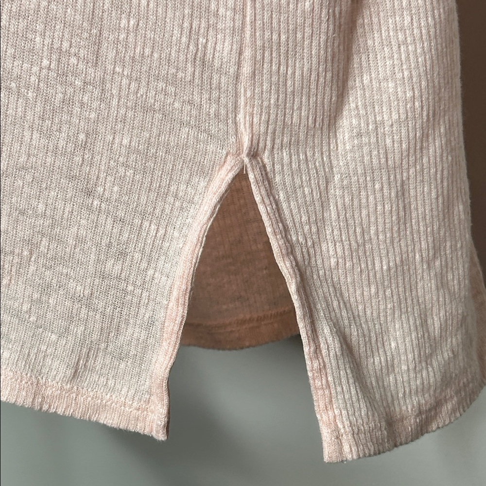 NWOT Massimo Dutti Ribbed Knit Top - Picture 3 of 5